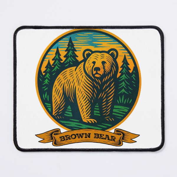 Item preview, Forest King: The Brown Bear of Twilight Pines designed and sold by ForeverPrintsOK.