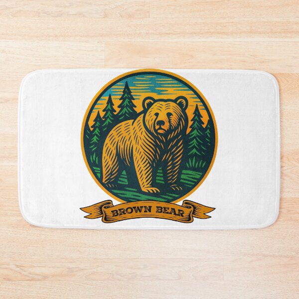 Item preview, Forest King: The Brown Bear of Twilight Pines designed and sold by ForeverPrintsOK.