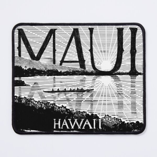 Item preview, Copy of Maui Hawaii Sunset Label designed and sold by John Morris Illustration.