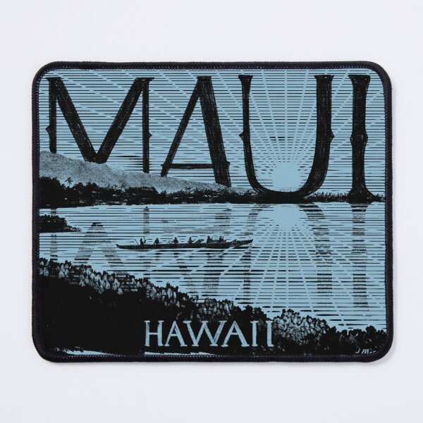 Item preview, Maui Hawaii Sunset Label designed and sold by John Morris Illustration.