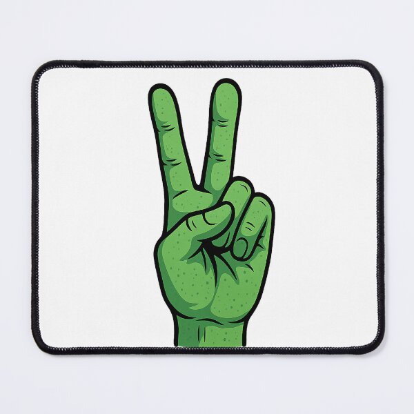 Item preview, Alien Peace Sign - Cosmic Fun Design designed and sold by PastimeMastery.
