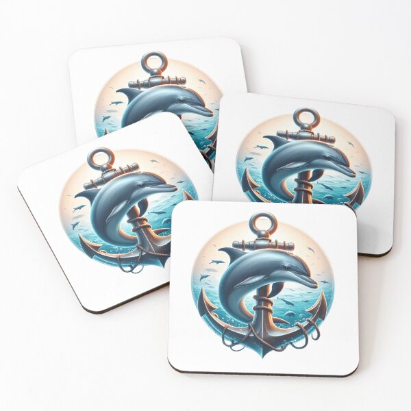 Item preview, Dolphin and Anchor Ocean Design designed and sold by Timeless Wanderer.