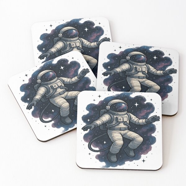 Item preview, Astronaut Floating in Space designed and sold by PastimeMastery.