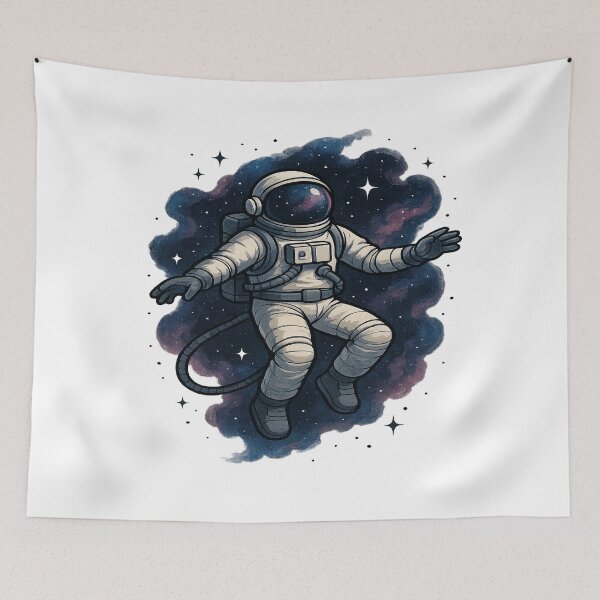 Item preview, Astronaut Floating in Space designed and sold by PastimeMastery.