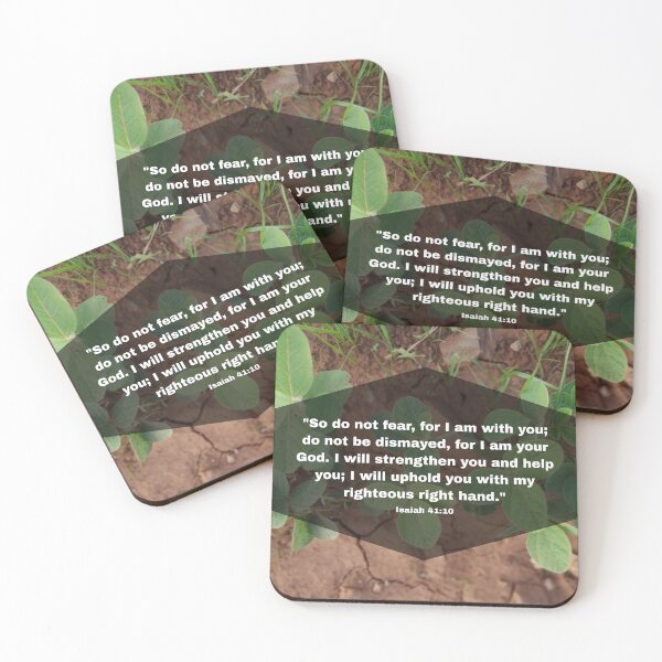 Item preview, My Strength Isaiah 41:10 Nature Art designed and sold by ScriptureMerch.