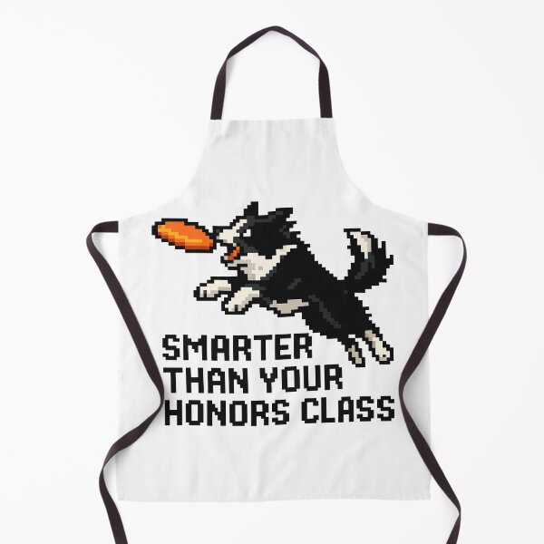 Item preview, Smarter Than Your Honors Class – Pixel Border Collie in Action designed and sold by NaturePixel.