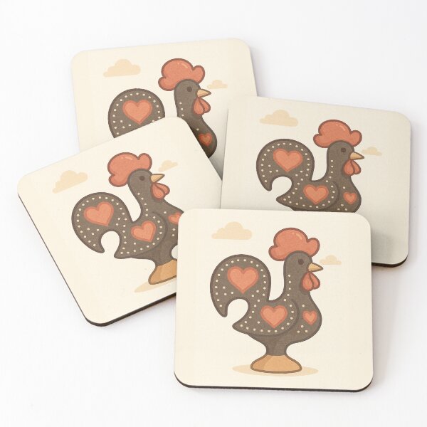 Item preview, Barcelos Rooster – Cute Portuguese Folk Art designed and sold by Myriam Iart.