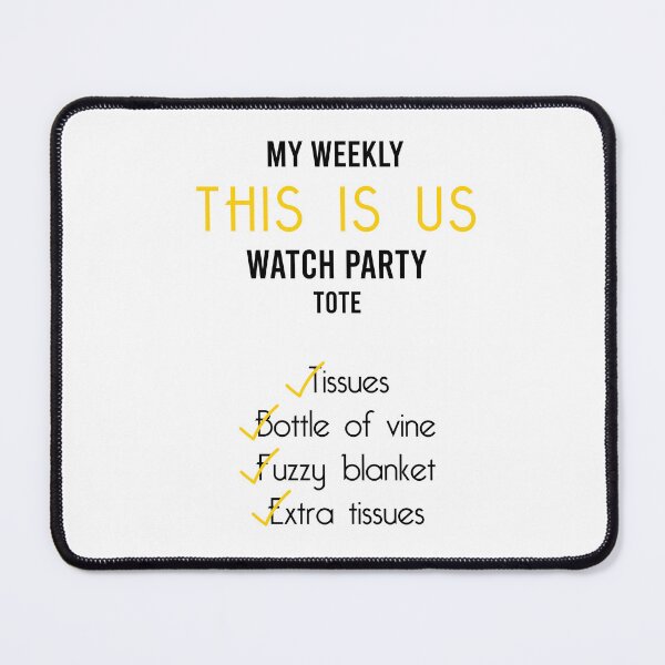 Item preview, This is us - The Pearsons watch party checklist designed and sold by Bingeartstudio.