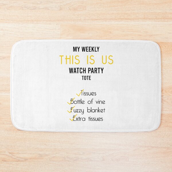 Item preview, This is us - The Pearsons watch party checklist designed and sold by Bingeartstudio.