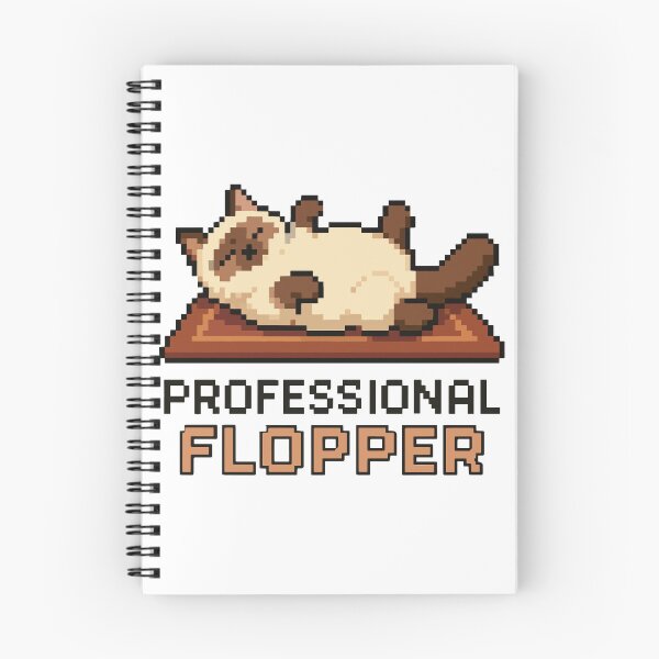 Item preview, Professional Flopper – Ragdoll Cat Pixel Lounge designed and sold by NaturePixel.