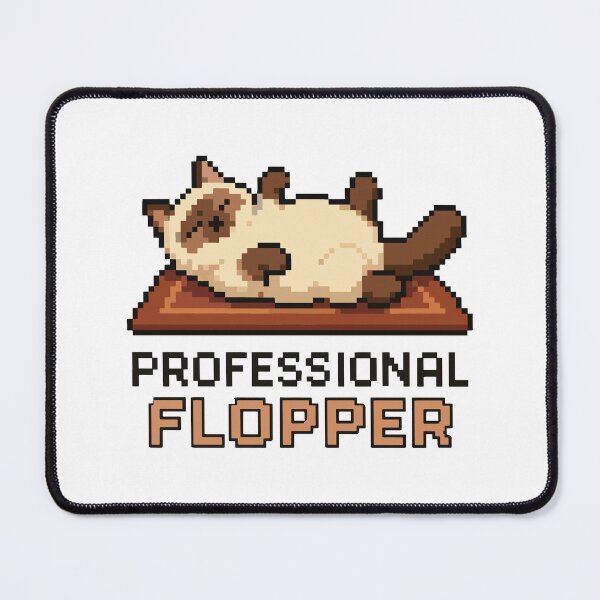 Item preview, Professional Flopper – Ragdoll Cat Pixel Lounge designed and sold by NaturePixel.