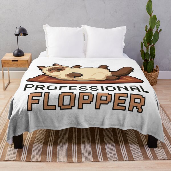 Item preview, Professional Flopper – Ragdoll Cat Pixel Lounge designed and sold by NaturePixel.