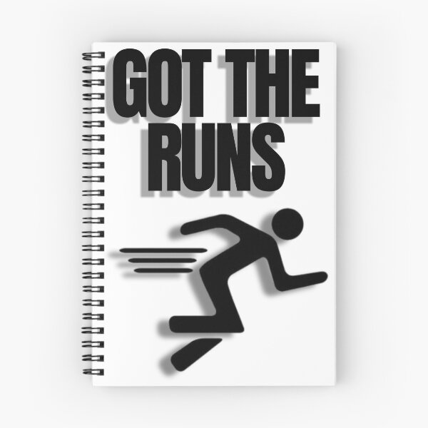 Item preview, Got The Runs || Runners humour tee shadow text designed and sold by kieran8793.