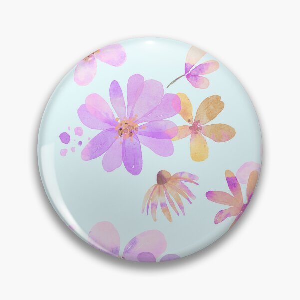Item preview, Purple Hibiscus Flower Pattern on Teal Background designed and sold by TropicalTrails.