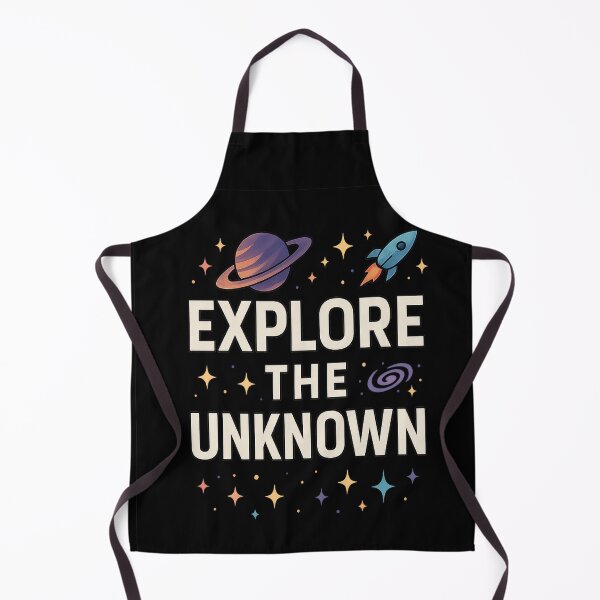 Item preview, Explore the Unknown - Futuristic Typography Space Art designed and sold by PastimeMastery.