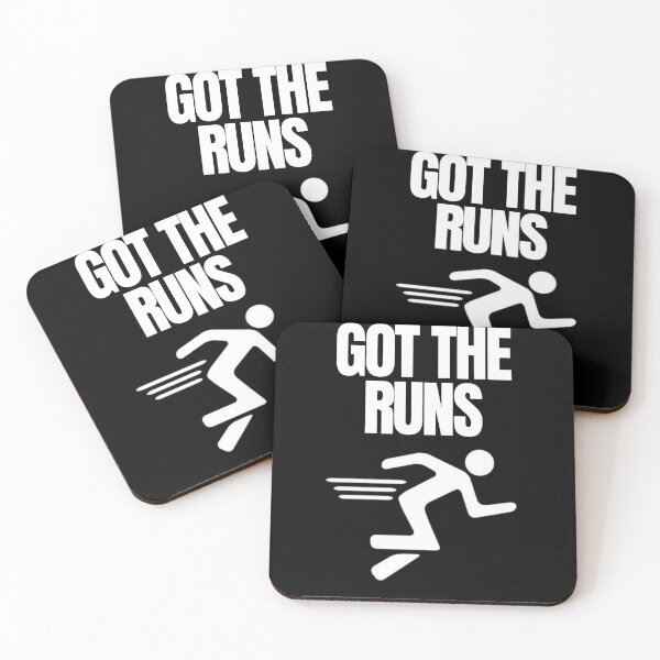 Item preview, Got The Runs || Runners humour tee black designed and sold by kieran8793.