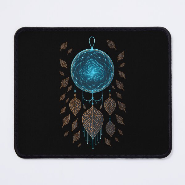 Item preview, Cyber Dreamcatcher Spiritual Talisman designed and sold by MysticArtisan.