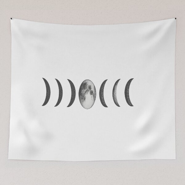Item preview, Moon Phases - Lunar Cycle Art designed and sold by PastimeMastery.