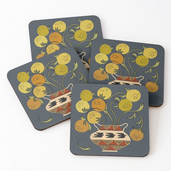 Item preview, Yellow Flowers In Bird Vase designed and sold by Renea L Thull.