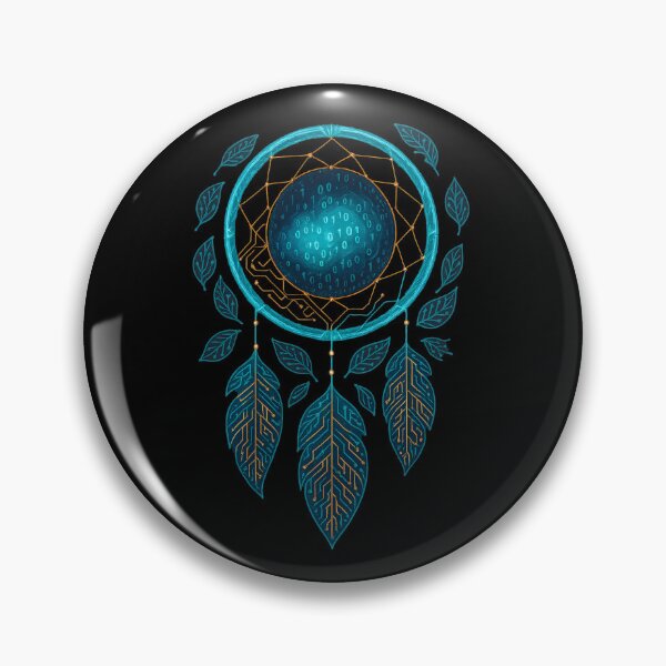 Item preview, Binary Dreamcatcher Tech Totem designed and sold by MysticArtisan.