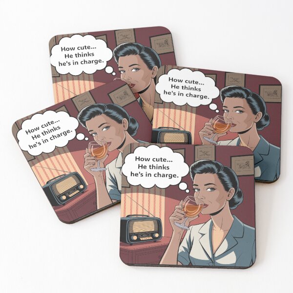 Item preview, How Cute... (1950's Housewife) designed and sold by Moxie Merch Design Studio.