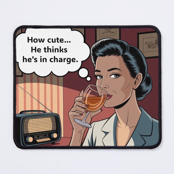 Item preview, How Cute... (1950's Housewife) designed and sold by Moxie Merch Design Studio.