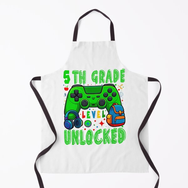 Item preview, 5th Grade Level Unlocked – Gamer Style Back to School Design designed and sold by tigger shop.