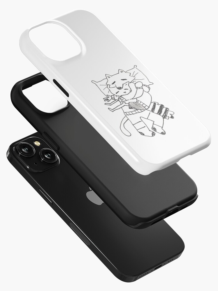 Sleeping Billie and Mittens iPhone Case