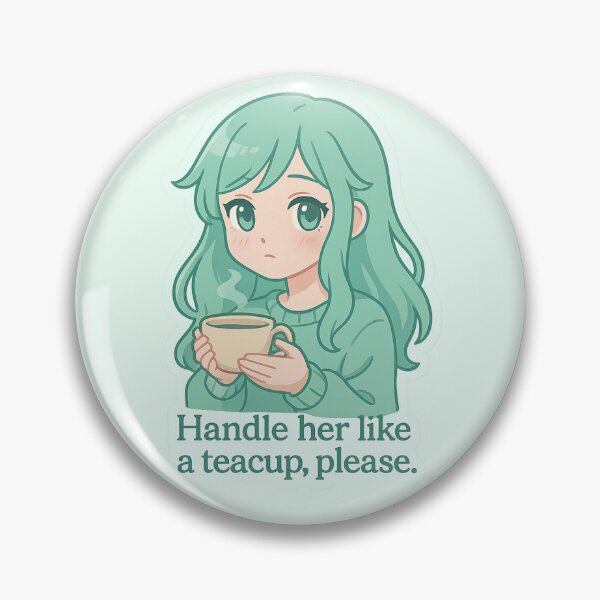 Artikelvorschau, Minty Mayu – Sanftes AI-Girl mit Teetasse entworfen und verkauft von LordFalcon.