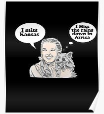 Africa, Wizard, Dorothy, Judy, Funny Dog, Lyric, Design Poster