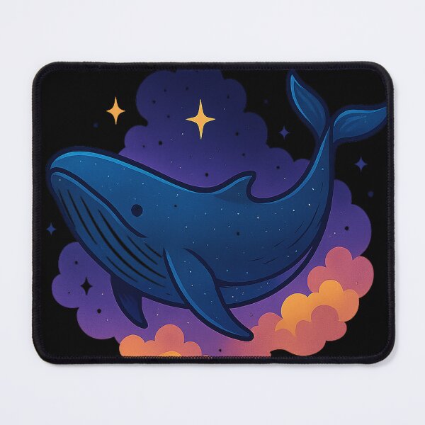 Item preview, Space Whale - Cosmic Dream Art designed and sold by PastimeMastery.