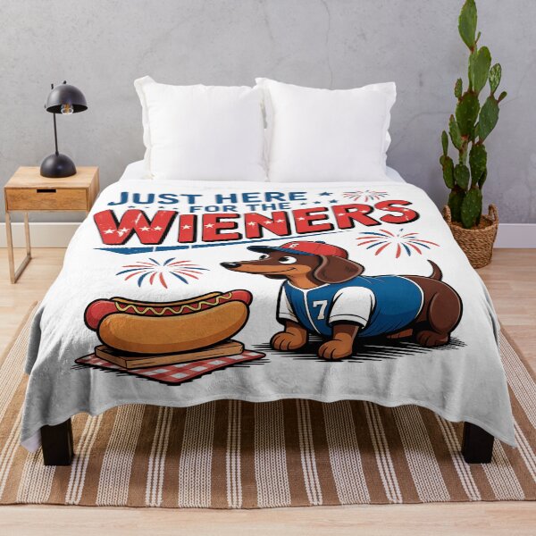 Item preview, Just Here for the Wieners Funny Dog Design designed and sold by Bliss Find And Design.