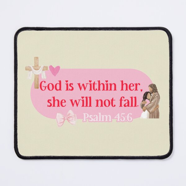 Item preview, God is within her, she will not fall - Psalm 45:6 designed and sold by heartily.verses.