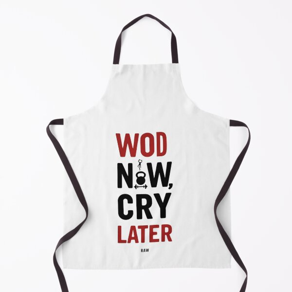 Item preview, WOD Now, Cry Later – Mental Toughness & Strength Training Fitness Quote Design designed and sold by TubaPrints.