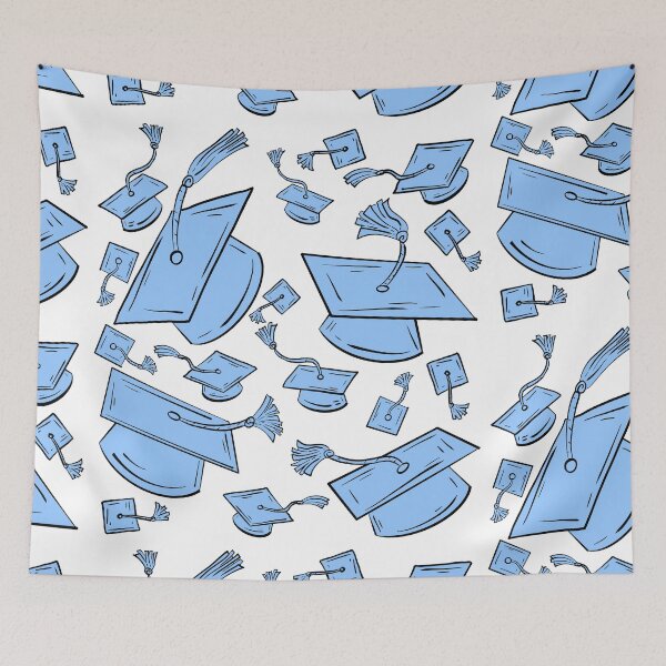 Item preview, Blue Gender Colors Graduation Caps  designed and sold by missmann.