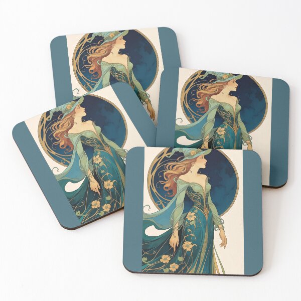 Item preview, Blue Moon Witch  designed and sold by Edenglow Prints & Peculiars.