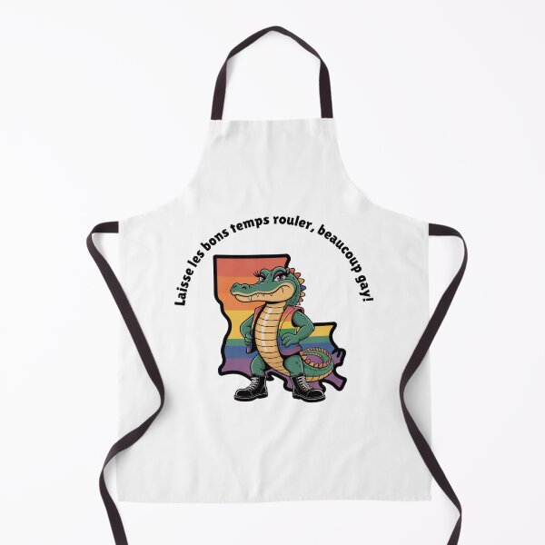 Item preview, Gay Gumbo Gator Girl- Louisiana Pride designed and sold by Kristy's Charmed Arts.