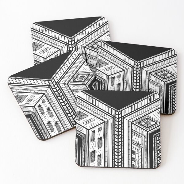 Item preview, Geometric Towers designed and sold by rismor.