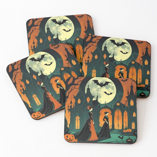 Item preview, Full Moon Gothic Silhouette designed and sold by Edenglow Prints & Peculiars.