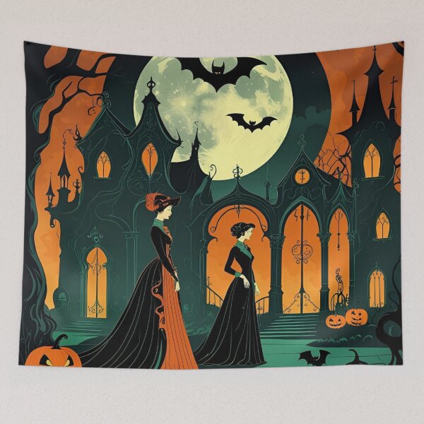 Item preview, Full Moon Gothic Silhouette designed and sold by Edenglow Prints & Peculiars.