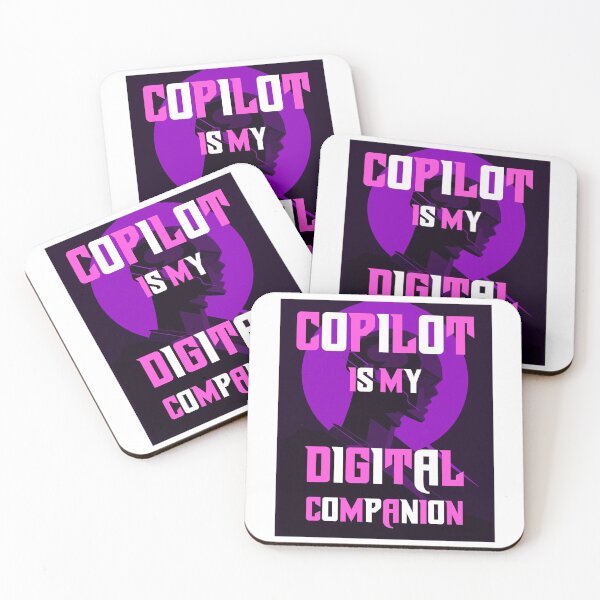 Item preview, Copilot IS My Digital Companion – Futuristic Tech Quote Design for AI & Innovation Fans designed and sold by ArtsyExplorer.