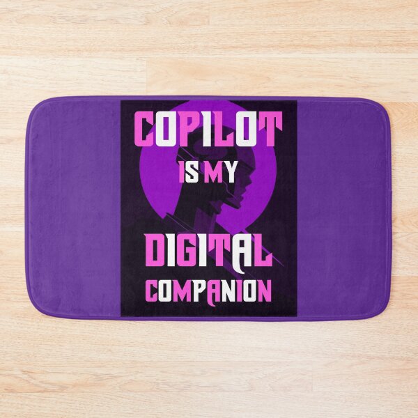 Item preview, Copilot IS My Digital Companion – Futuristic Tech Quote Design for AI & Innovation Fans designed and sold by ArtsyExplorer.