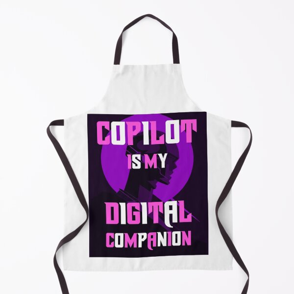 Item preview, Copilot IS My Digital Companion – Futuristic Tech Quote Design for AI & Innovation Fans designed and sold by ArtsyExplorer.