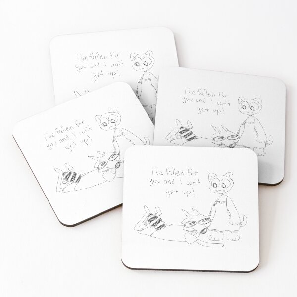 Item preview, I've Fallen for You and I Can't Get Up! designed and sold by alexcreatesart.