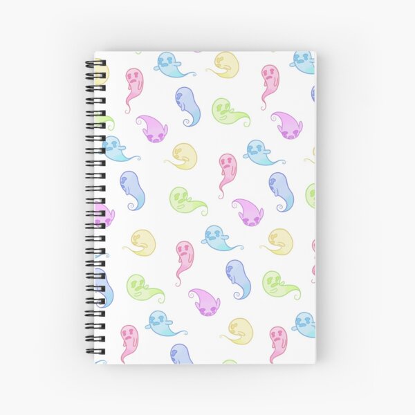 Pastel Ghosts Spiral Notebook