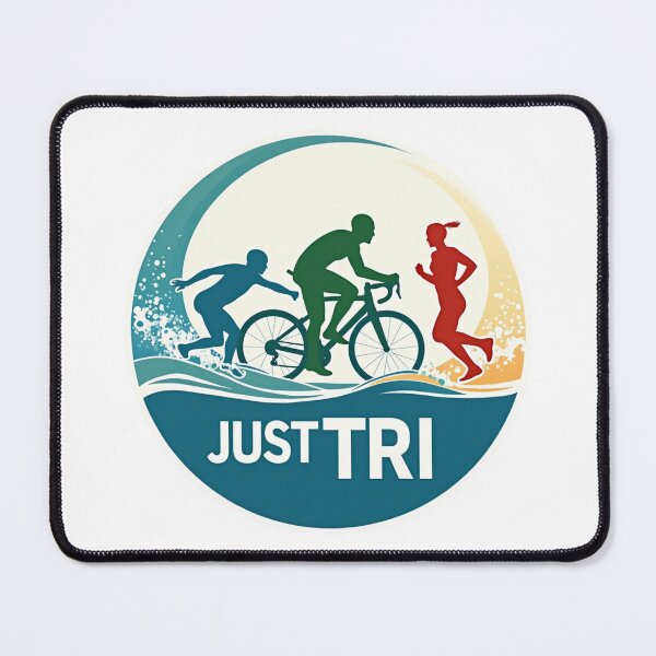 Item preview, JUST TRI – Triathlon Motivation Sticker for Endurance Athletes designed and sold by Triathlongram.