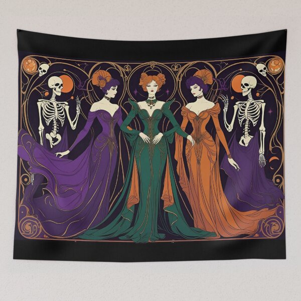 Item preview, Vintage Gowns & Skeleton Soirée designed and sold by Edenglow Prints & Peculiars.