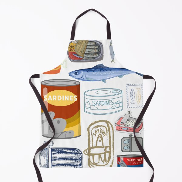 Item preview, Trendy Sardines Print designed and sold by Thehatinthecat.