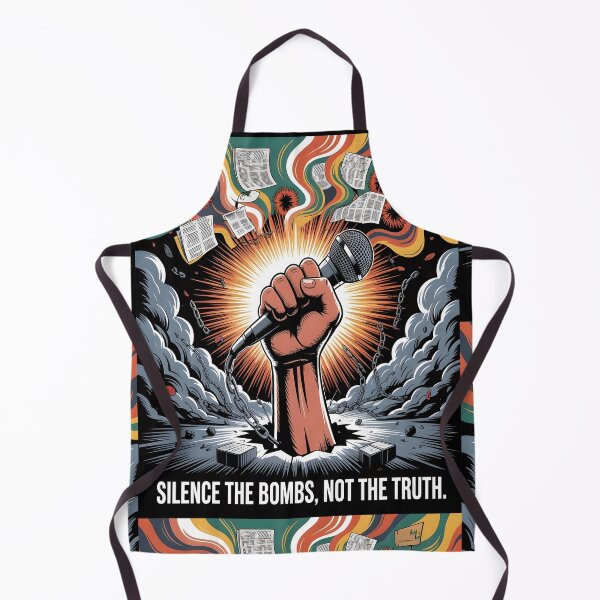 Item preview, Silence the Bombs Not the Truth Protest T-Shirt  – Anti-War Free Speech  designed and sold by al21ex.