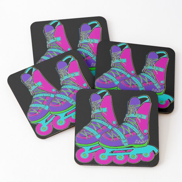 Item preview, Retro Love: 90s Style Rollerblades  designed and sold by LyAnMeArt.